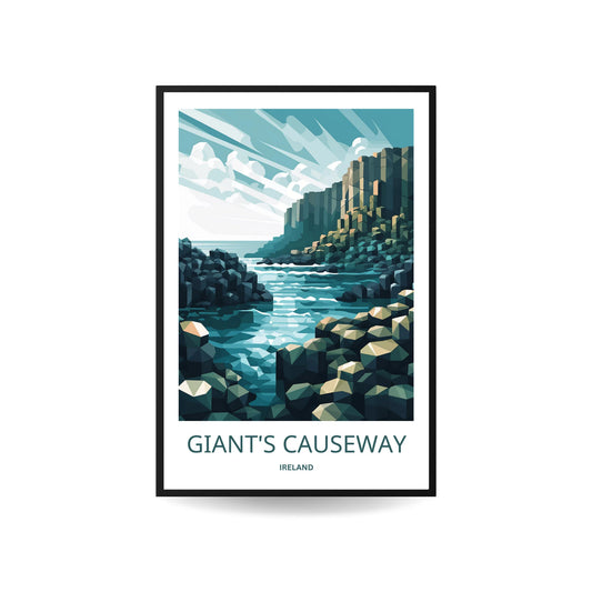 The Giant's Causeway Travel Poster