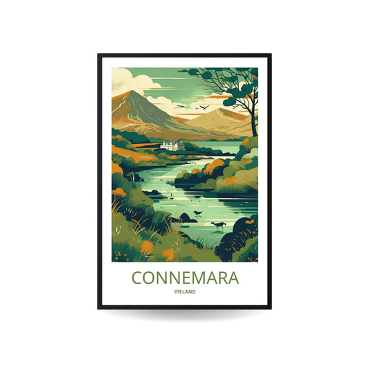 Connemara Travel Poster