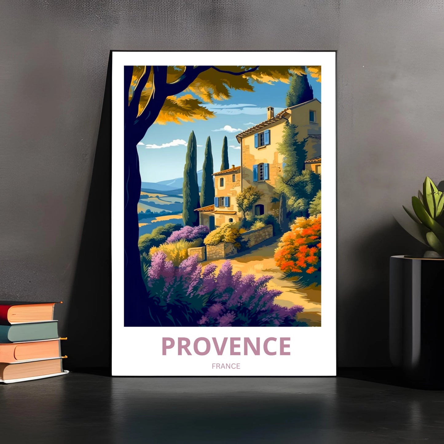 Provence Travel Poster