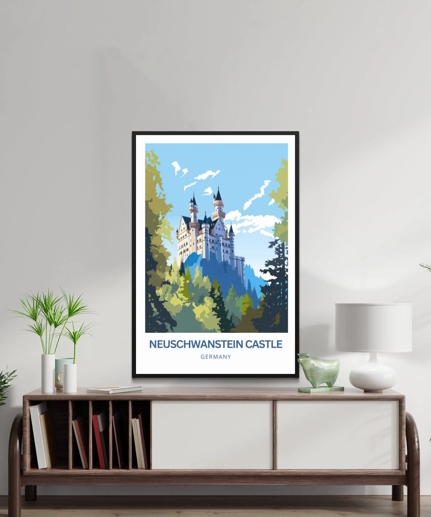 Neuschwanstein Travel Poster