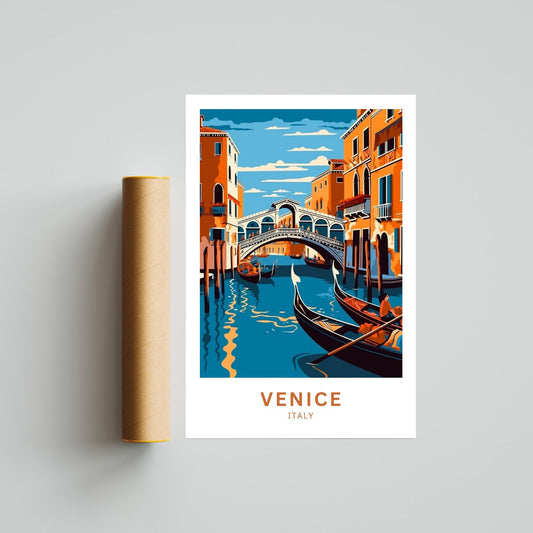 Venice Travel Poster