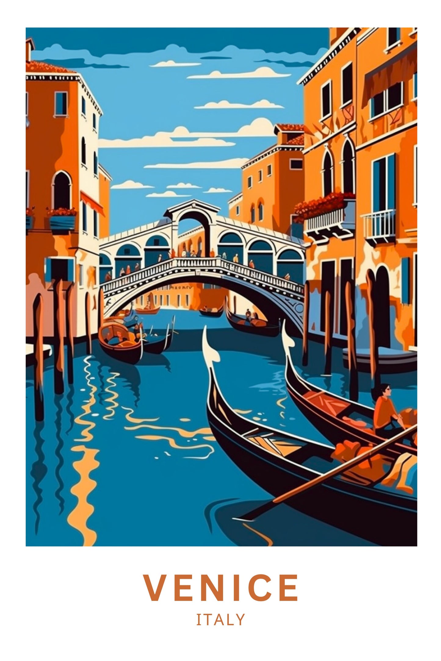 Venice Travel Poster