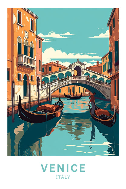 Venice Travel Poster