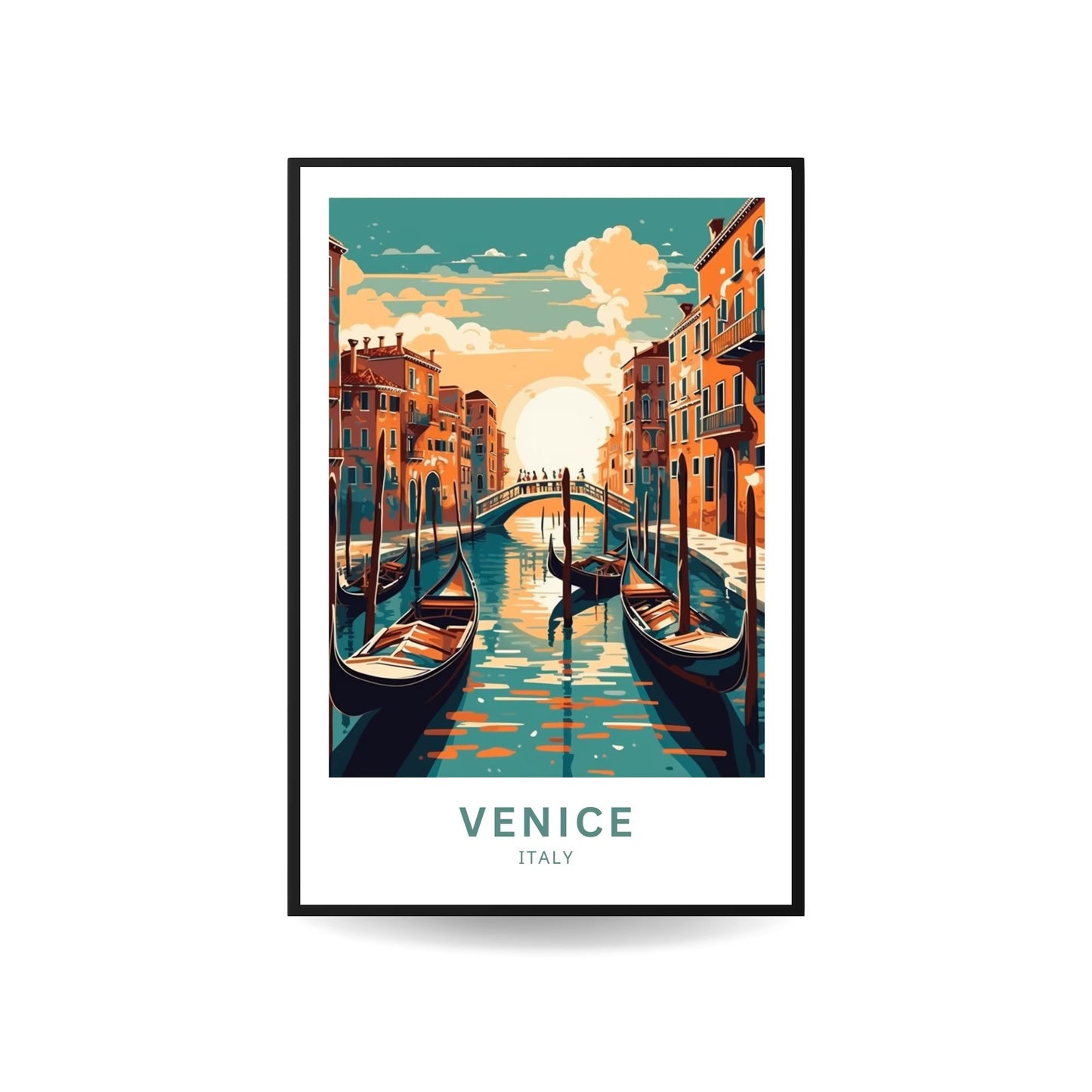 Venice Travel Poster