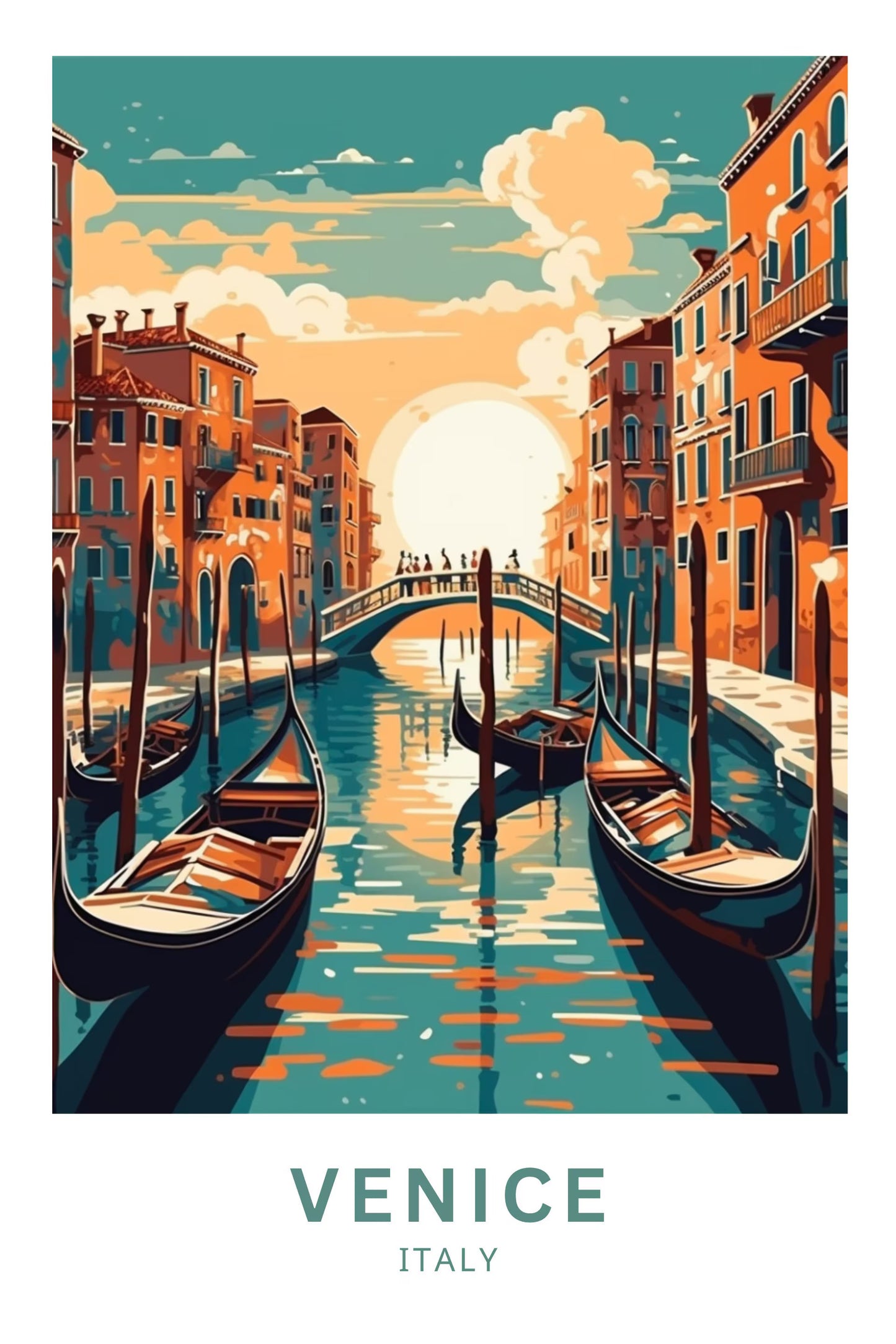 Venice Travel Poster