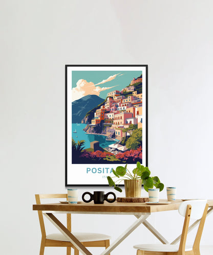 Positano Travel Poster