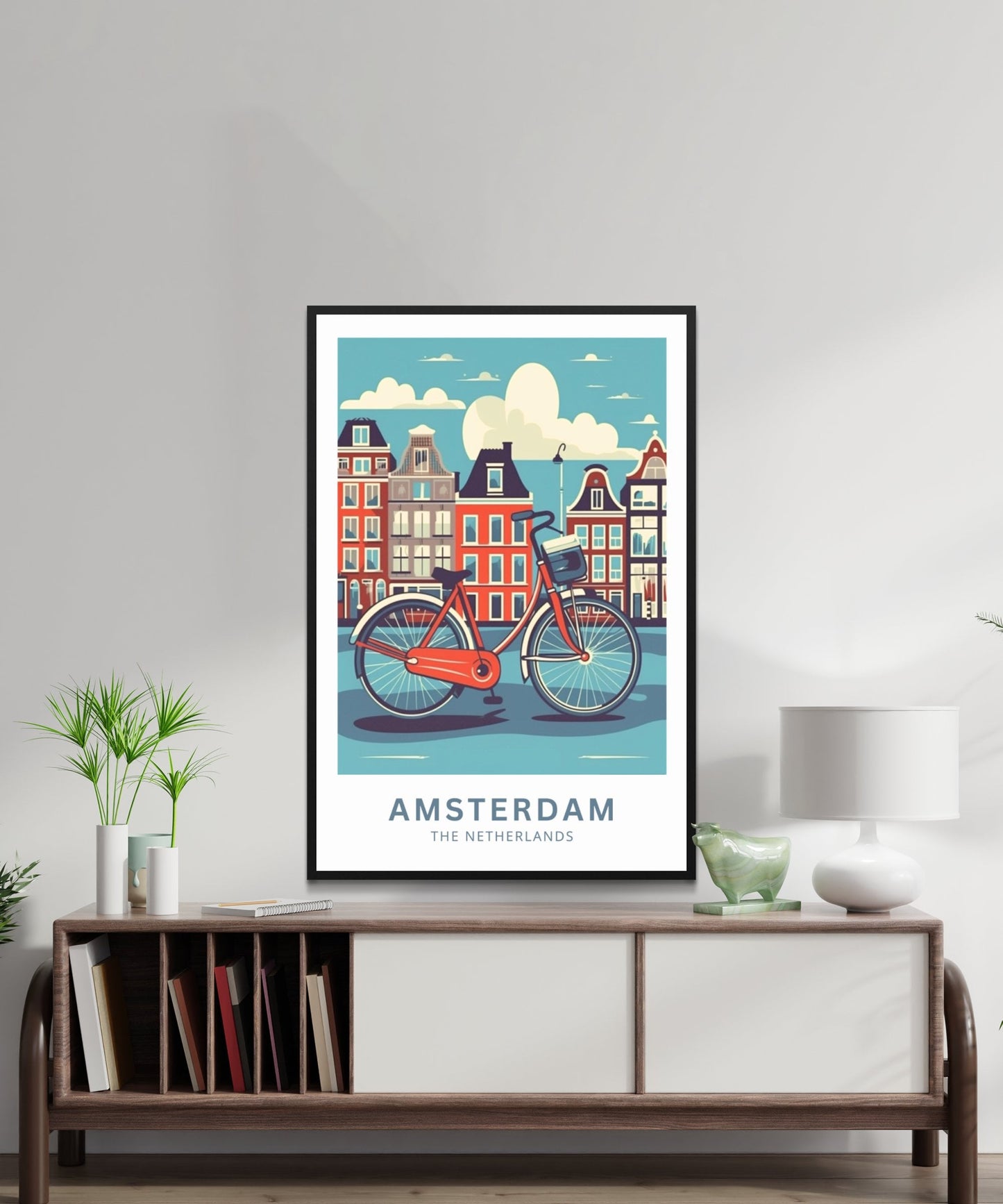 Amsterdam Travel Poster