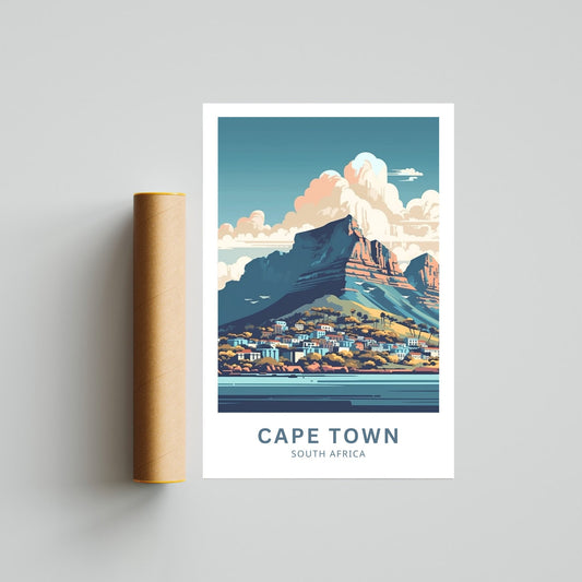 Cape Town Travel Poster