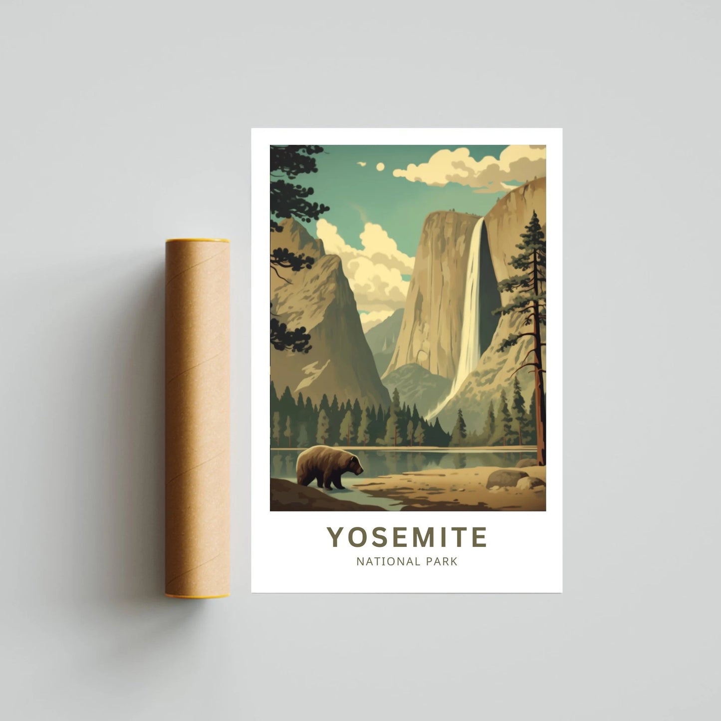 Yosemite Travel Poster