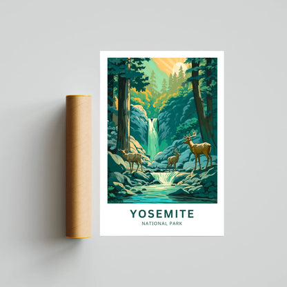 Yosemite Travel Poster