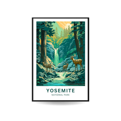 Yosemite Travel Poster