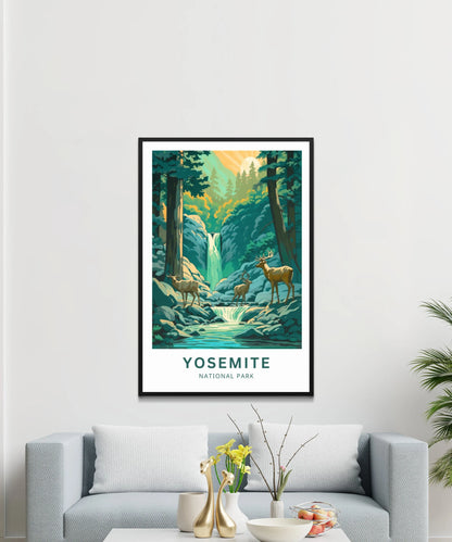 Yosemite Travel Poster