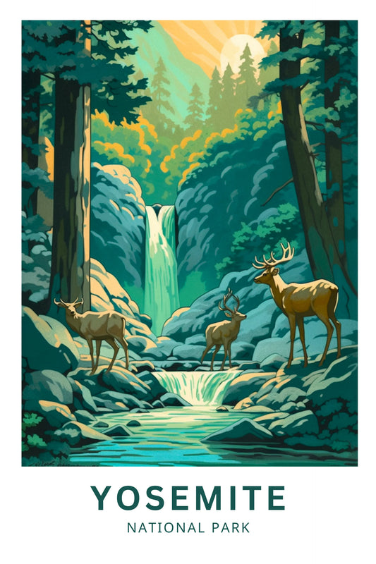 Yosemite Travel Poster