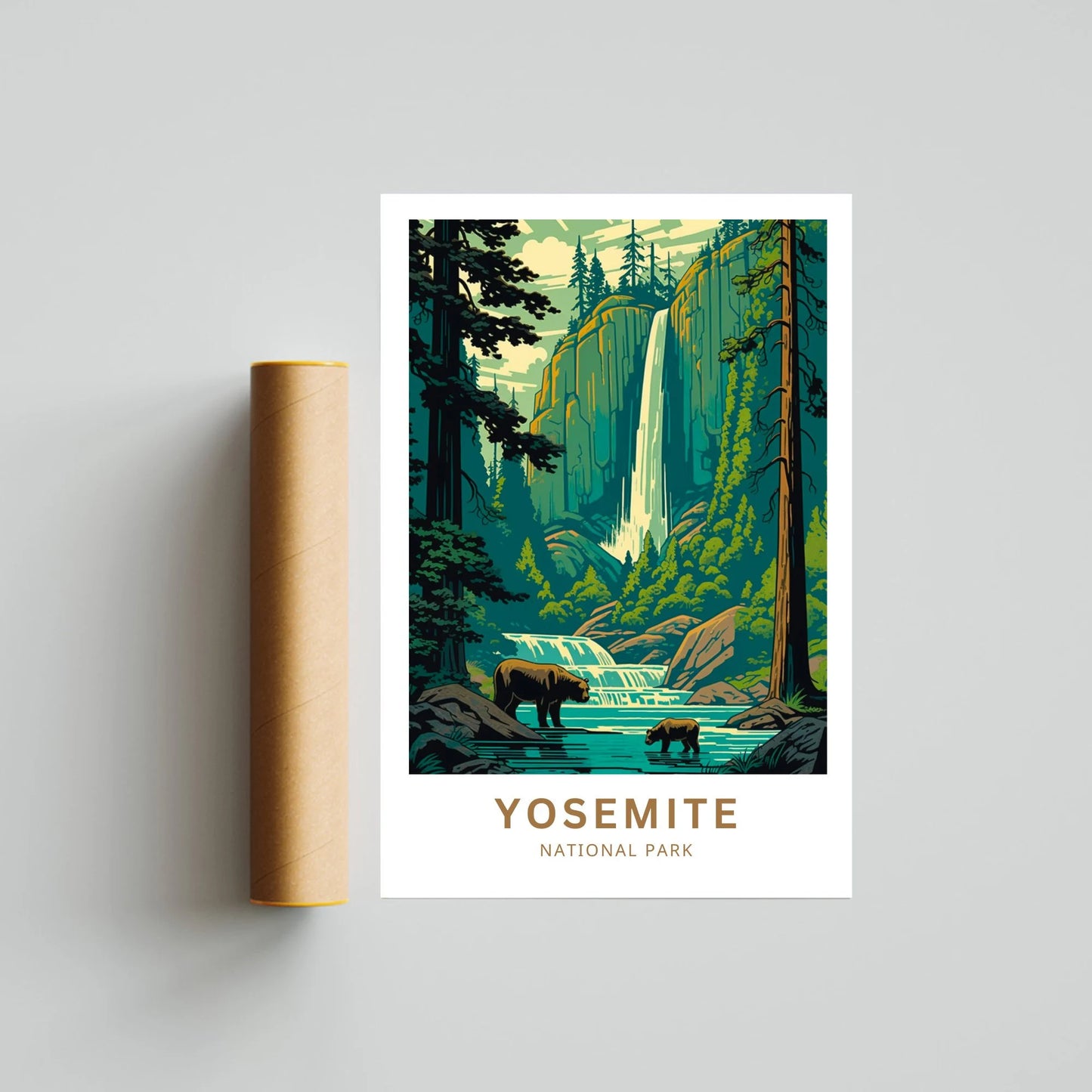 Yosemite Travel Poster