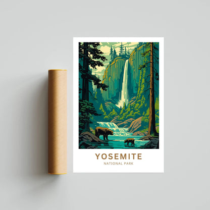 Yosemite Travel Poster