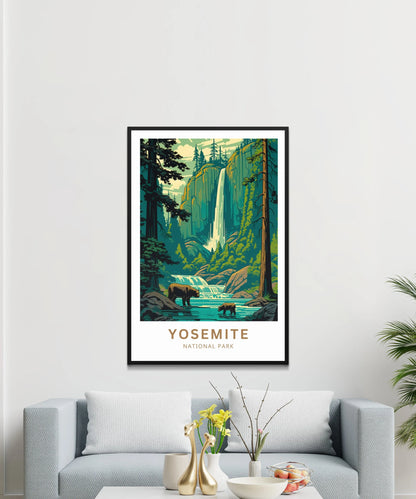 Yosemite Travel Poster