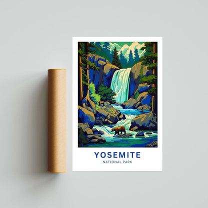 Yosemite Travel Poster