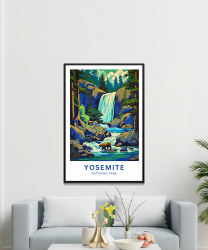 Yosemite Travel Poster