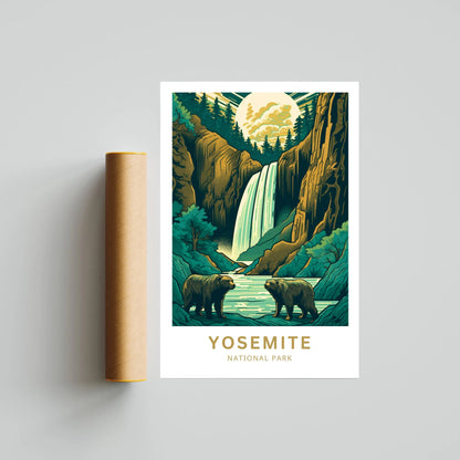 Yosemite Travel Poster