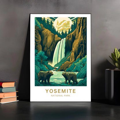 Yosemite Travel Poster