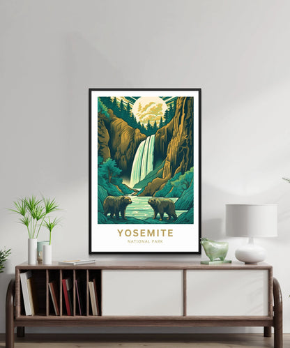 Yosemite Travel Poster