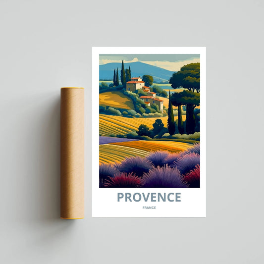 Provence Travel Poster