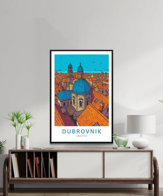 Dubrovnik Travel Poster