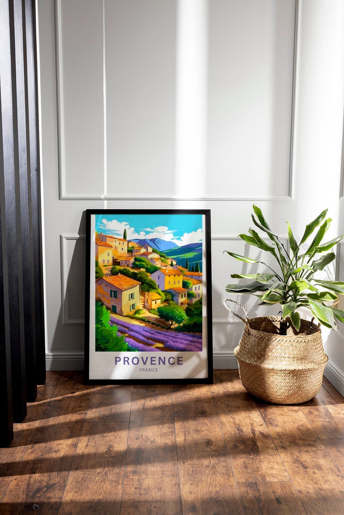 Provence, France Print | France Wall Art | Travel Poster | Provence | Provence Region | French Countryside Poster Gift - TravelTreasureCo