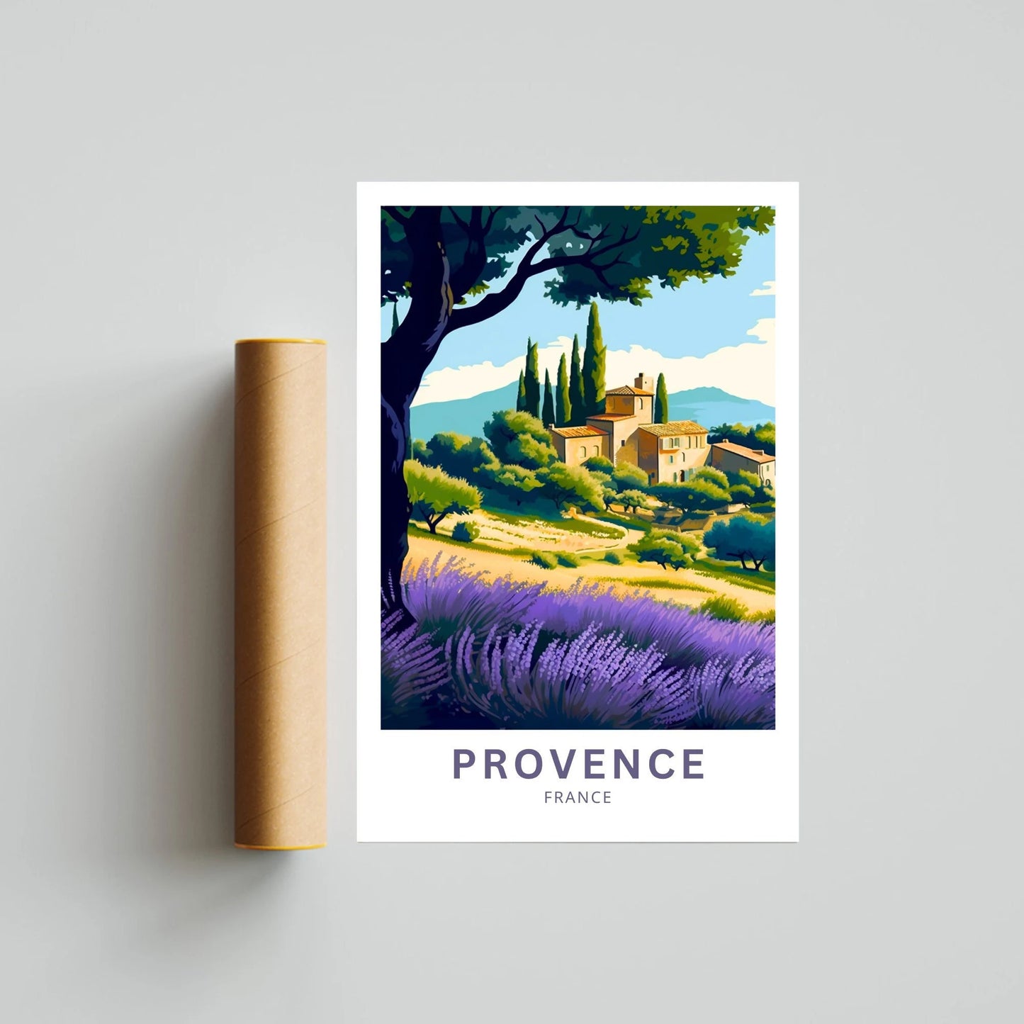 Provence Travel Poster