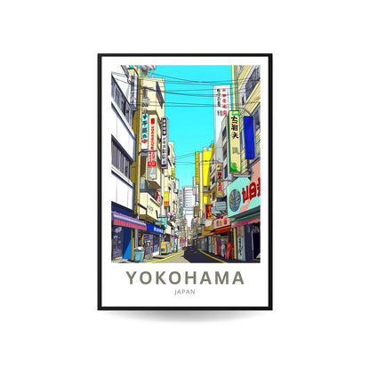 Yokohama  Travel Poster