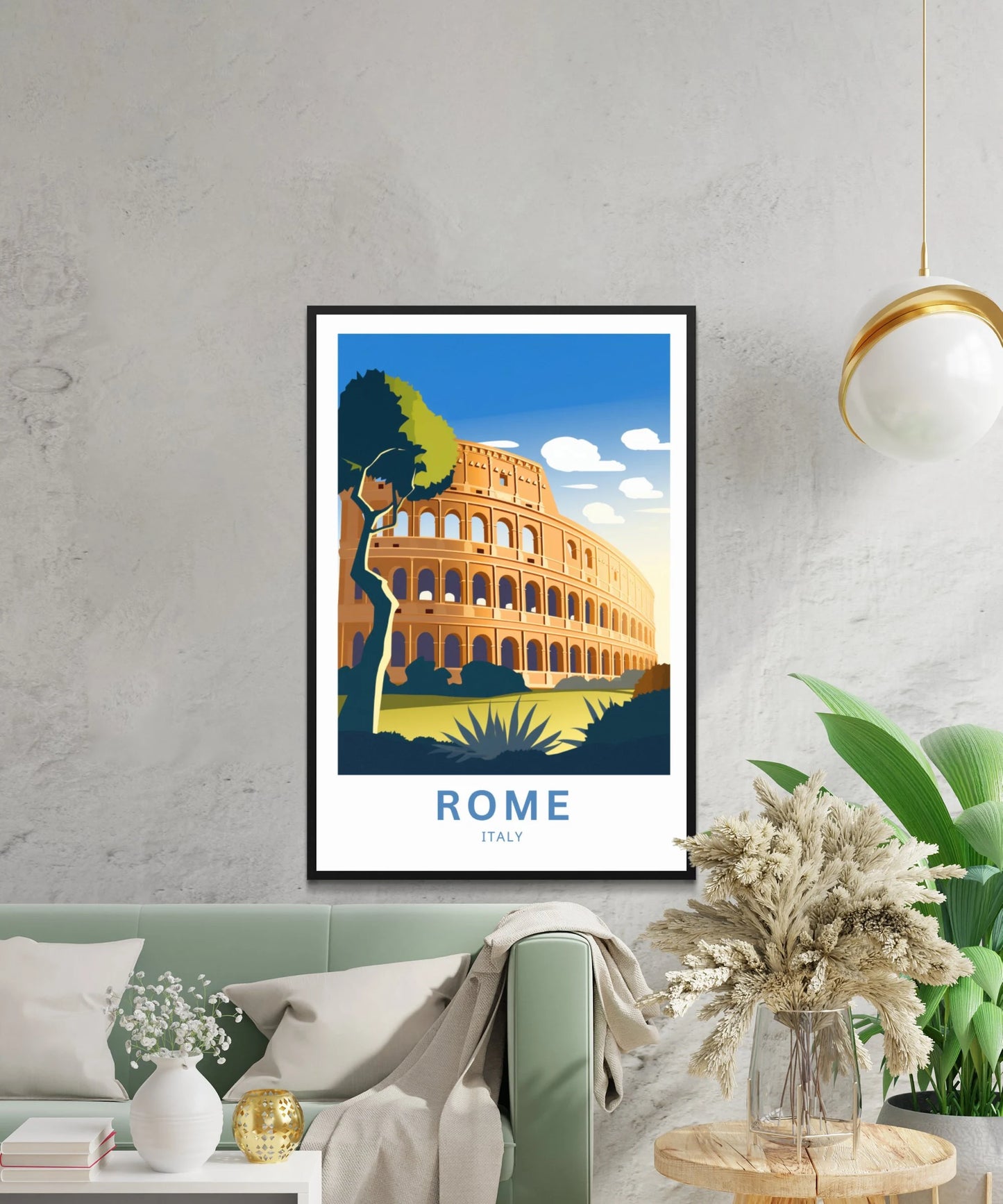 Rome travel print