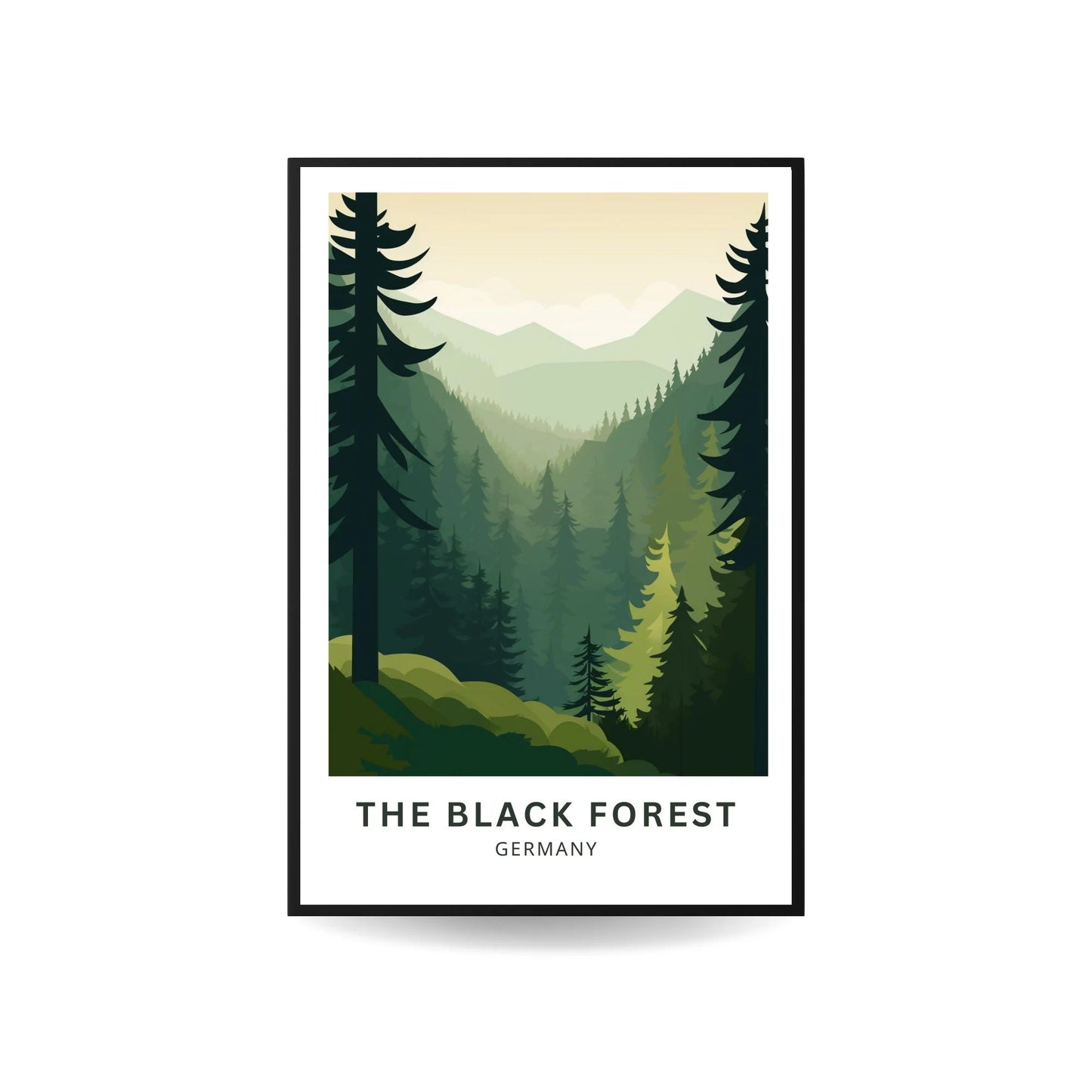 The Black Forest Travel Poster