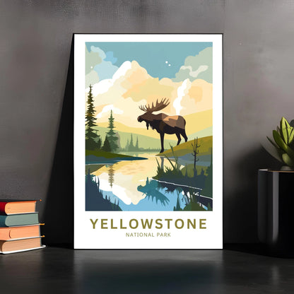 Yellowstone National Park  Travel Poster