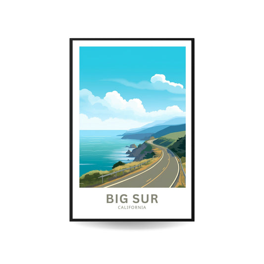 Big Sur Travel Poster