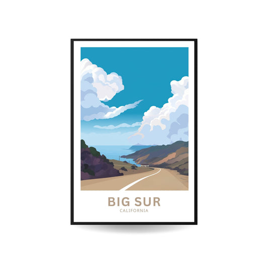 Big Sur Travel Poster