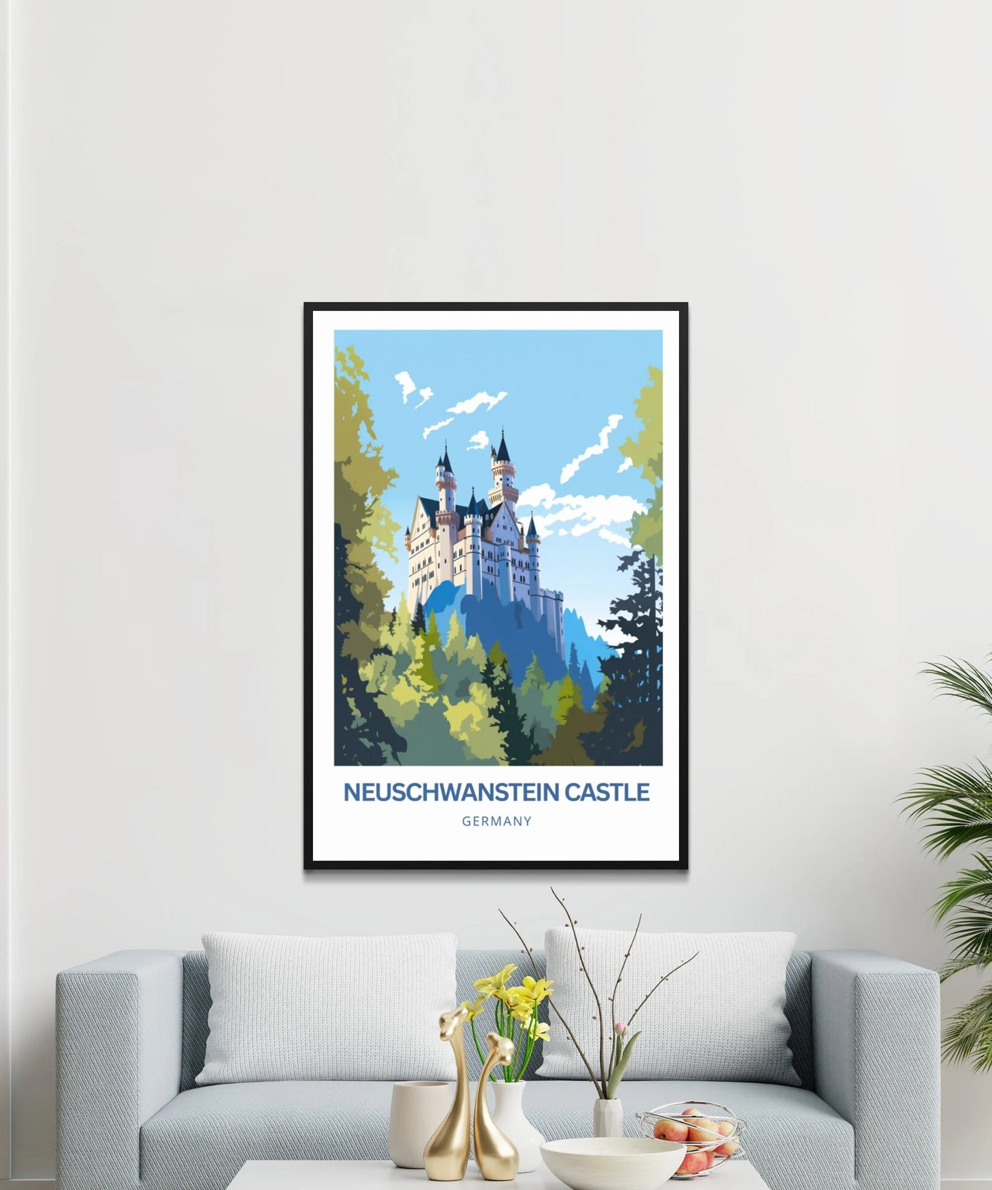 Neuschwanstein Travel Poster