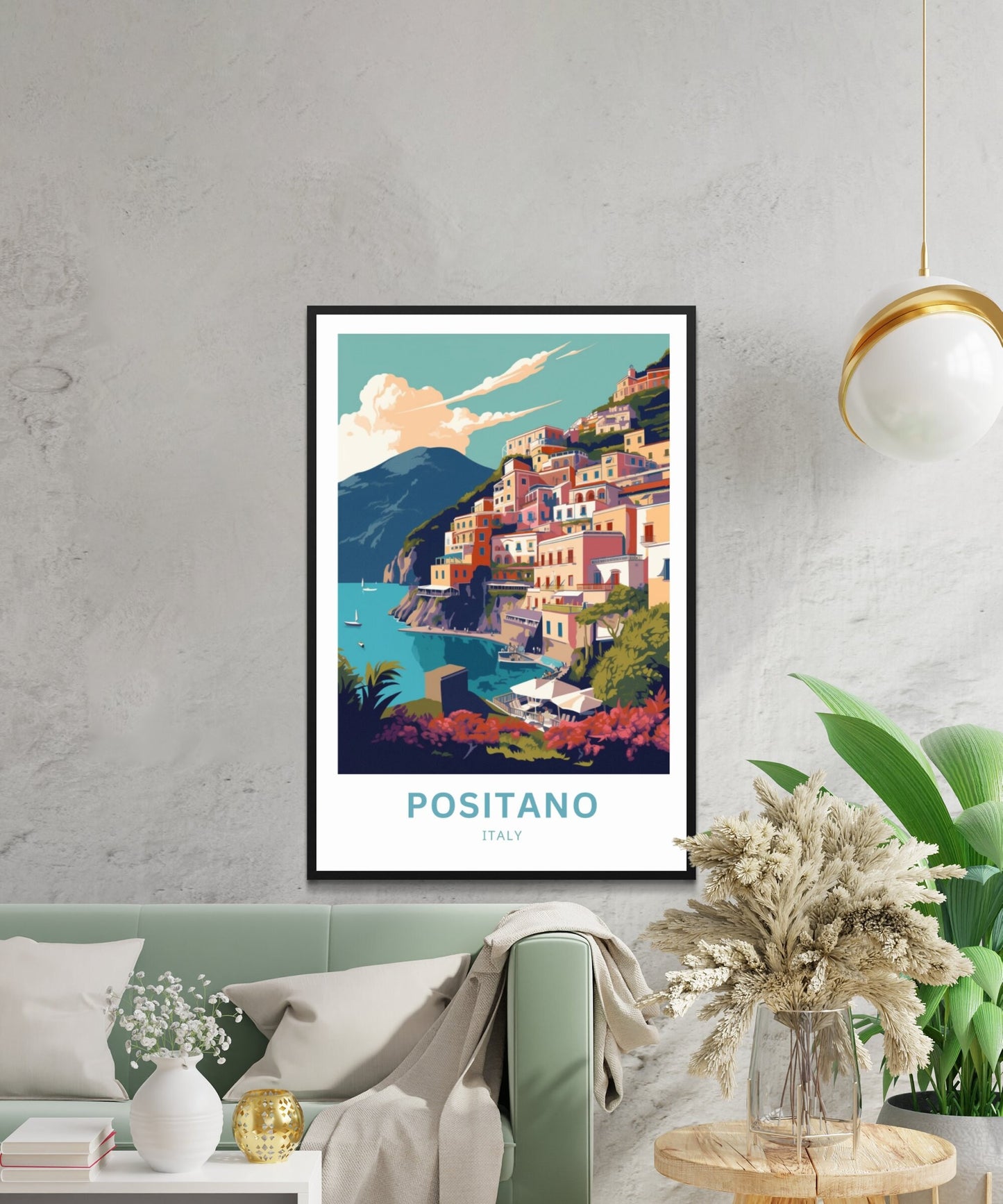 Positano Travel Poster