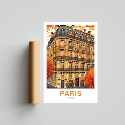 Paris Travel Poster