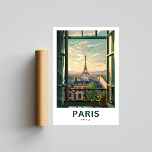 Paris Travel Poster