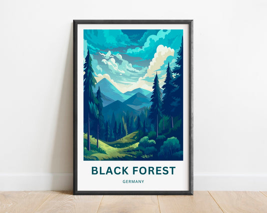 Black Forest Travel Poster