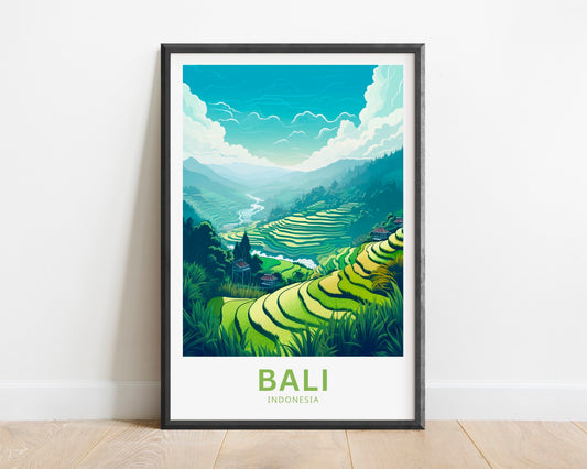Bali Travel Poster