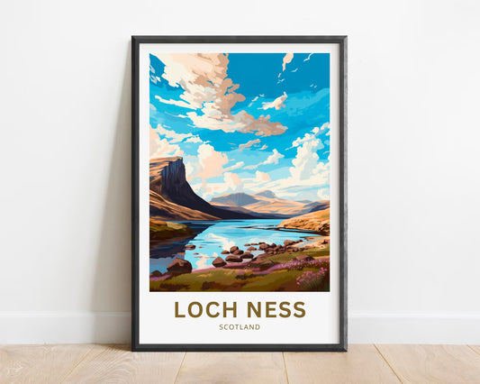 Loch Ness Travel Poster
