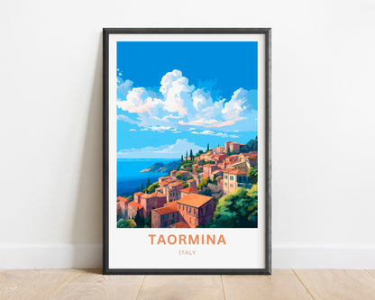 Taormina Travel Poster