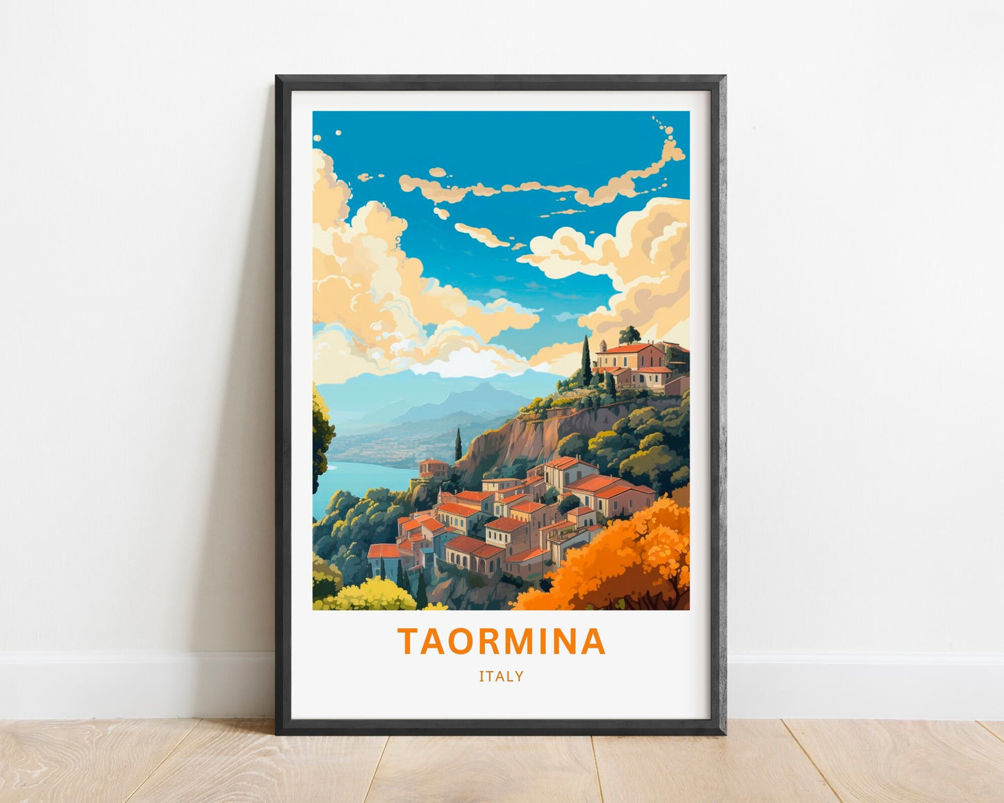 Taormina Travel Poster