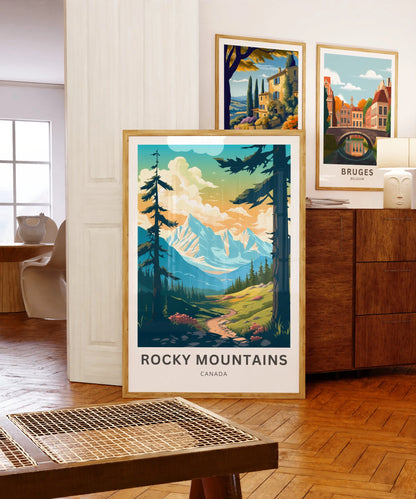 Rocky Mountain Travel Poster