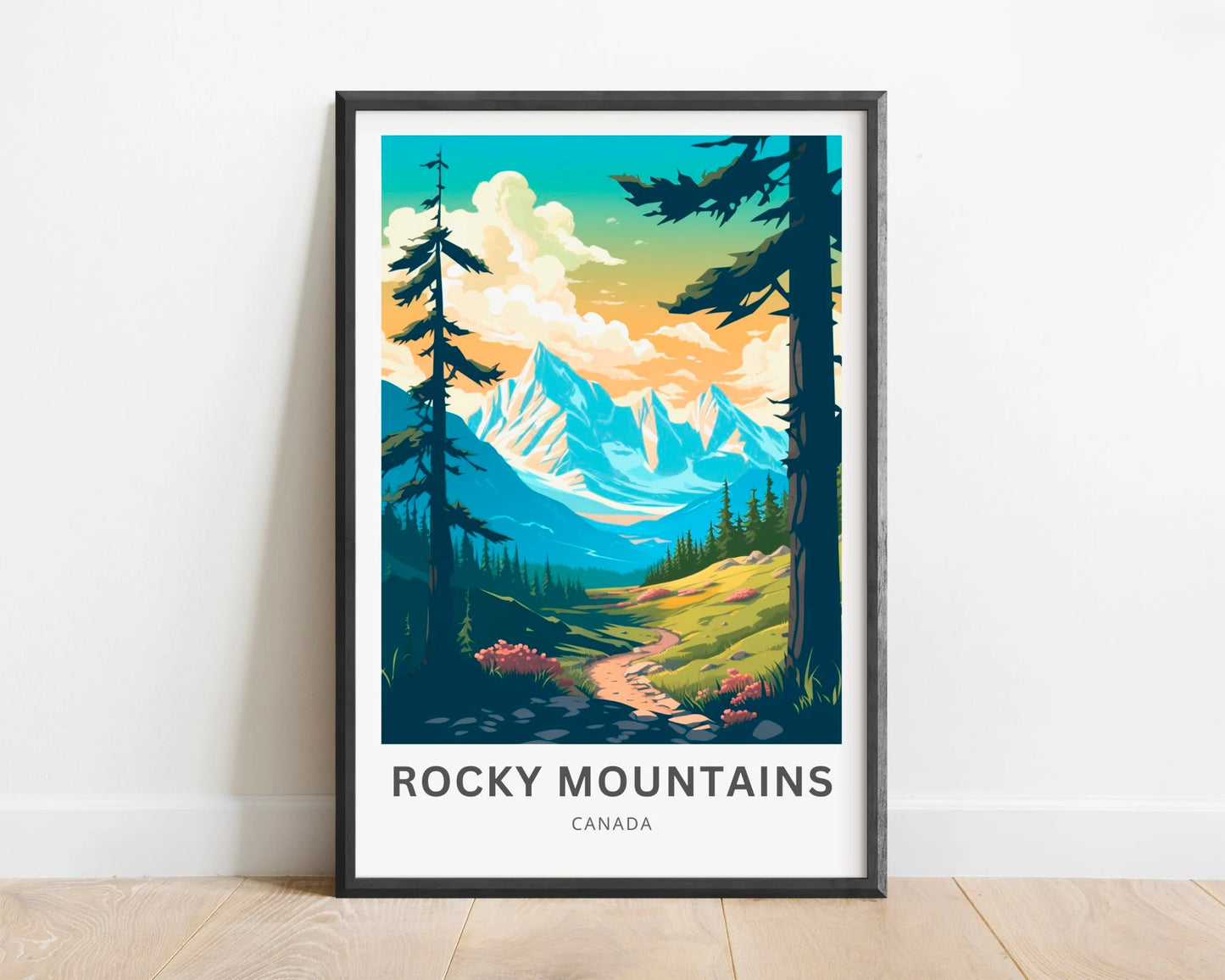 Rocky Mountain Travel Poster