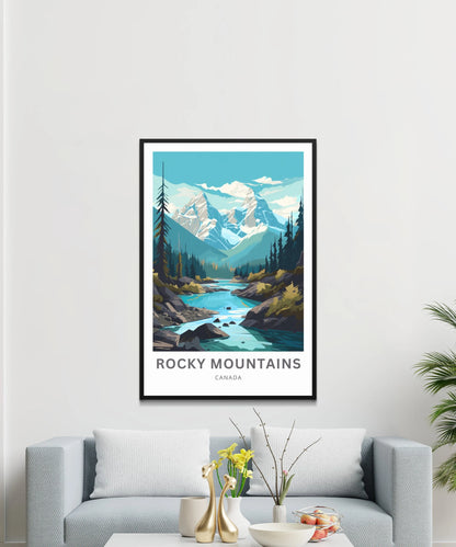 Rocky Mountain Travel Poster