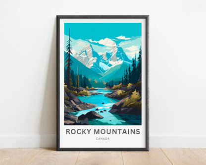 Rocky Mountain Travel Poster