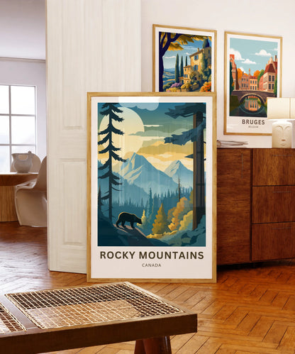 Rocky Mountain Travel Poster