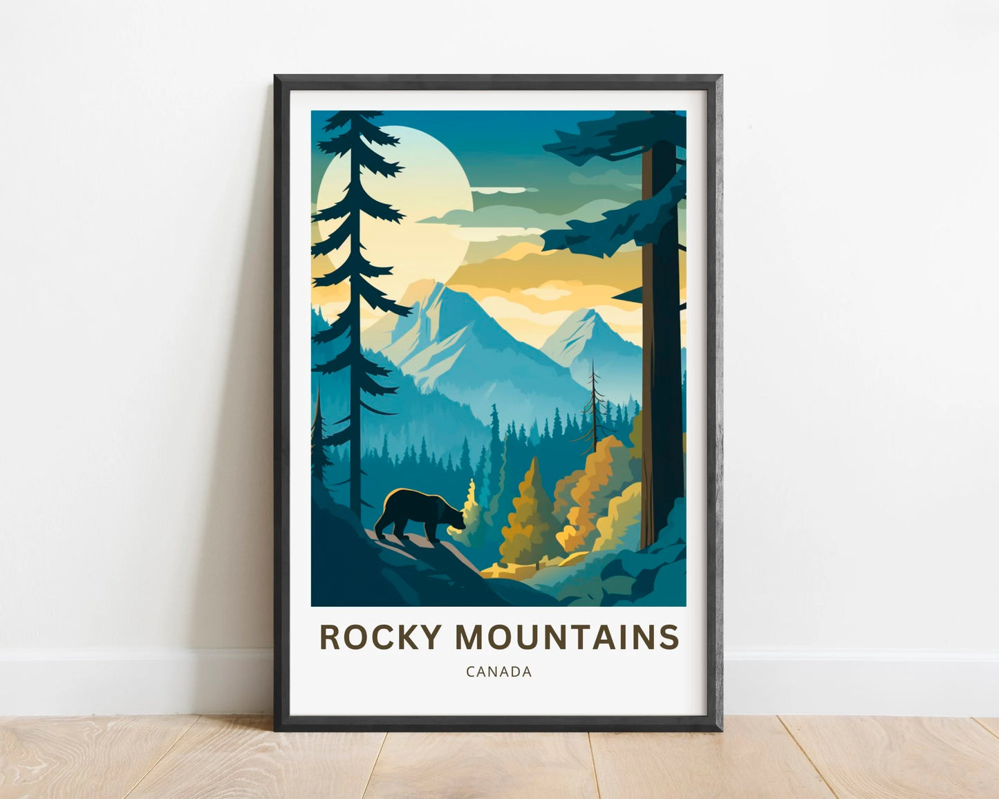 Rocky Mountain Travel Poster